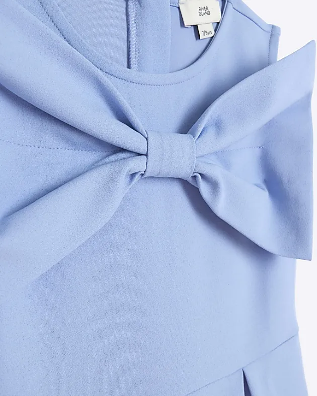 River Island Girls bow wide leg jumpsuit< 9 - 12 Yrs