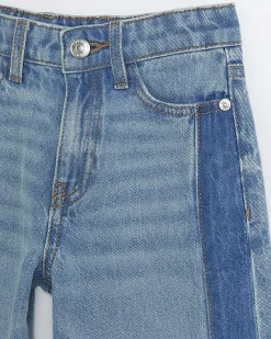 River Island Girls patchwork wide leg jeans< Jeans