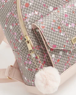 River Island Girls floral monogram backpack< Bags & Purses