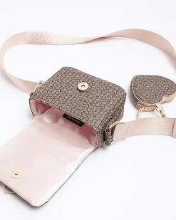 River Island Girls floral monogram cross body bag< Bags & Purses