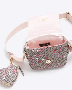 River Island Girls monogram pouch cross body bag< Bags & Purses
