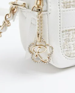 River Island Girls boucle pearl cross body bag< Bags & Purses