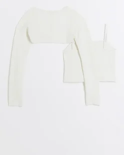 River Island Girls cardigan and cami top set< Sets & Outfits