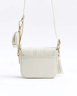 River Island Girls embossed monogram cross body bag< Bags & Purses