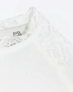 River Island Girls lace detail long sleeve top< Tops & T-shirts