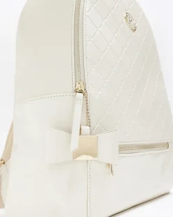 River Island Girls quilted bow detail backpack< Bags & Purses