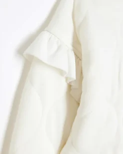 River Island Girls quilted frill sweatshirt< Tops & T-shirts
