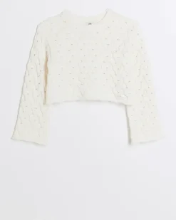 River Island Girls textured jumper< Jumpers & Cardigans