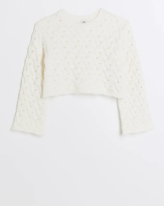 River Island Girls textured jumper< Jumpers & Cardigans