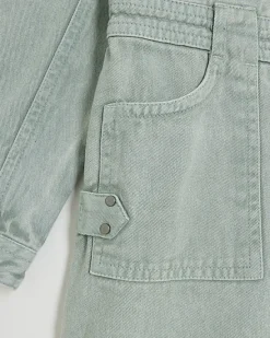 River Island Girls denim button up shirt dress< Dresses