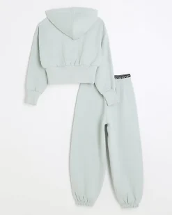 River Island Girls graphic hoodie and joggers set< Sets & Outfits