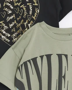 River Island Girls Graphic T-shirt 2 Pack< Sets & Outfits
