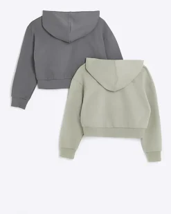 River Island Girls crop New York hoodie 2 pack< Sets & Outfits