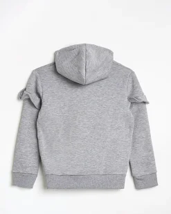 River Island Girls HYPE frill hoodie< Tops & T-shirts