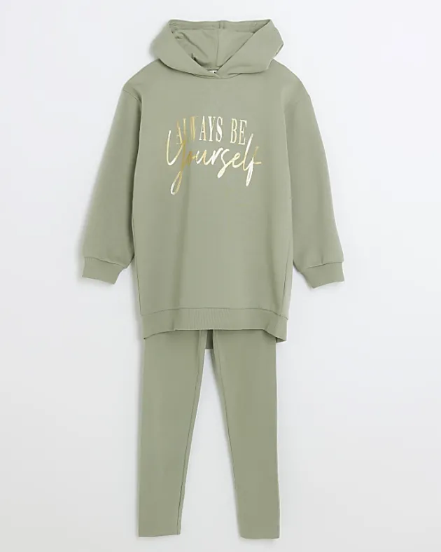 River Island Girls oversized hoodie and leggings set< Sets & Outfits
