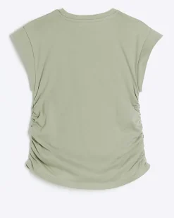 River Island Girls pearl embellished t-shirt< Tops & T-shirts