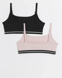 River Island Girls pink crop top 2 pack< Pyjamas & Underwear