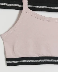 River Island Girls pink crop top 2 pack< Pyjamas & Underwear
