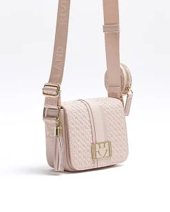 River Island Girls embossed RI cross body bag< Bags & Purses