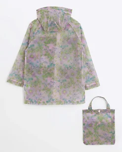 River Island Girls floral rain coat and bag set< Sets & Outfits