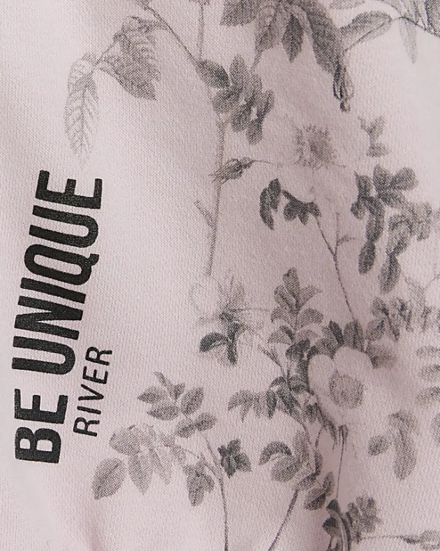 River Island Girls floral zip up hoodie< Tops & T-shirts