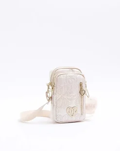 River Island Girls heart quilted festival bag< Bags & Purses