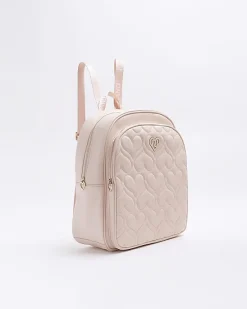 River Island Girls quilted heart backpack< Bags & Purses