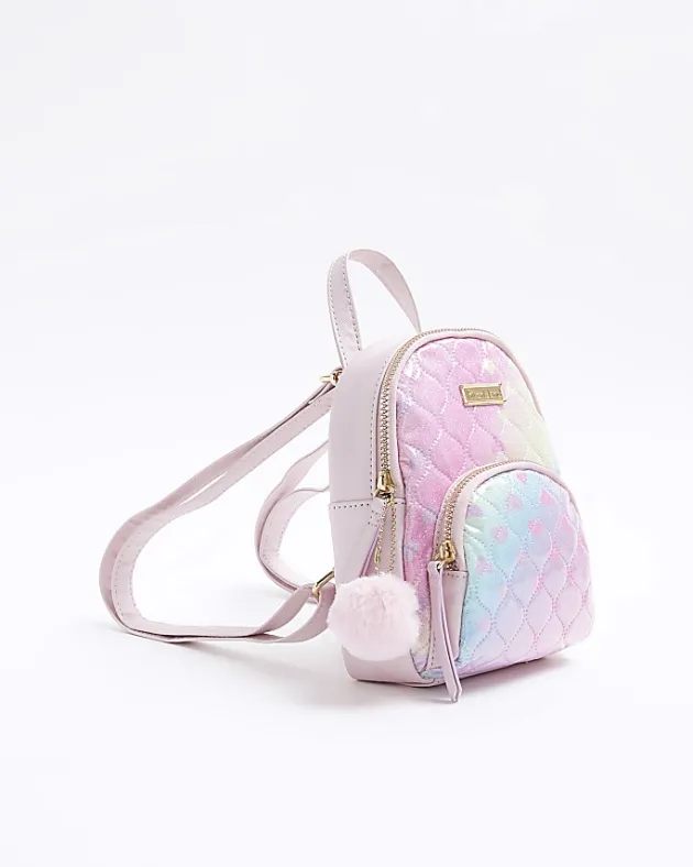 River Island Girls quilted ombre backpack< Bags & Purses