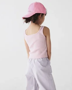 River Island Girls rib embroidered logo crop vest< Tops & T-shirts