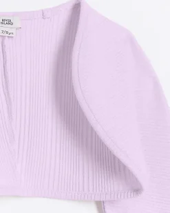 River Island Girls pink ribbed cardigan and cami top set< Sets & Outfits