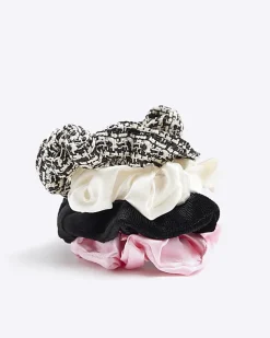 River Island Girls pink scrunchie 4 pack< Accessories & Jewellery