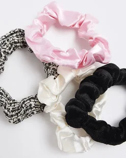 River Island Girls pink scrunchie 4 pack< Accessories & Jewellery