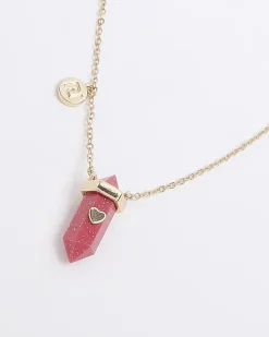 River Island Girls stone necklace< Accessories & Jewellery