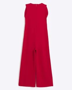 River Island Girls bow wide leg jumpsuit< 9 - 12 Yrs