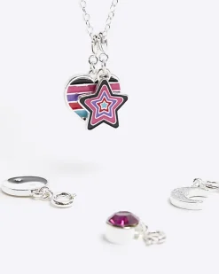 River Island Girls silver make your own charm necklace< Accessories & Jewellery