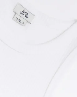 River Island Girls Long line ribbed tank top< Tops & T-shirts