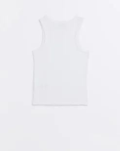 River Island Girls Long line ribbed tank top< Tops & T-shirts