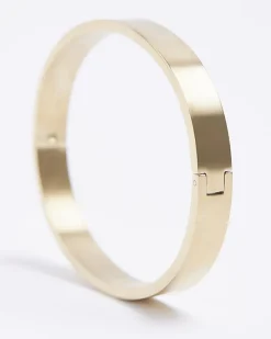 River Island Gold colour bangle bracelet< Jewellery & Watches