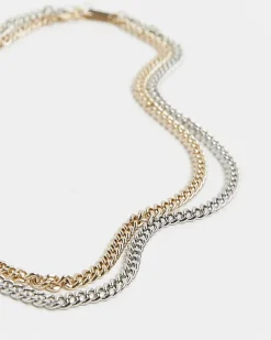 River Island Gold colour chain necklace multipack< Jewellery & Watches