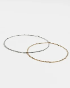River Island Gold colour chain necklace multipack< Jewellery & Watches