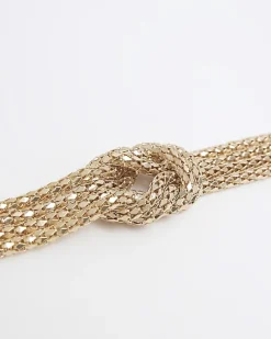 River Island Gold knot necklace< Jewellery