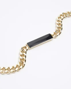 River Island Gold plated chain bar bracelet< Jewellery & Watches