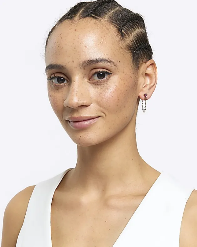 River Island Gold Star and Opal Ear Stack Multipack< Jewellery