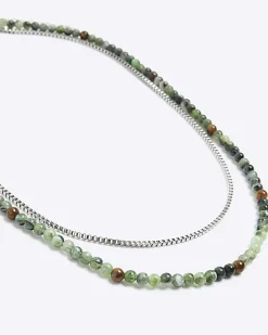 River Island beaded multirow necklace< Jewellery & Watches