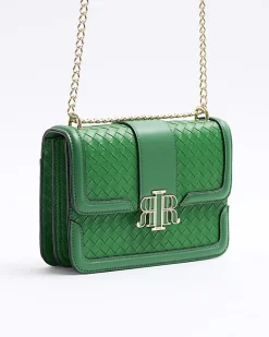 River Island embossed woven satchel bag< Bags, Purses & Luggage