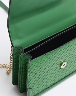 River Island embossed woven satchel bag< Bags, Purses & Luggage