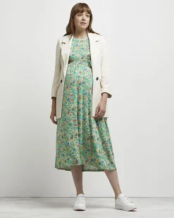 River Island floral maternity midi dress< Maternity