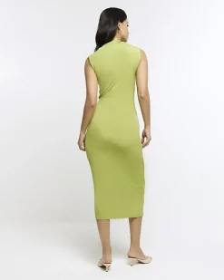 River Island knot detail bodycon midi dress< Dresses