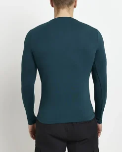 River Island Muscle fit long sleeve t-shirt< Essentials