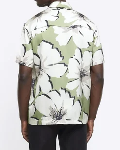 River Island regular fit floral short sleeve shirt< Shirts